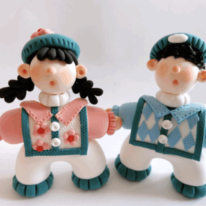 Couple keychain pendant