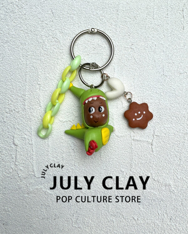 Little dinosaur star person pendant